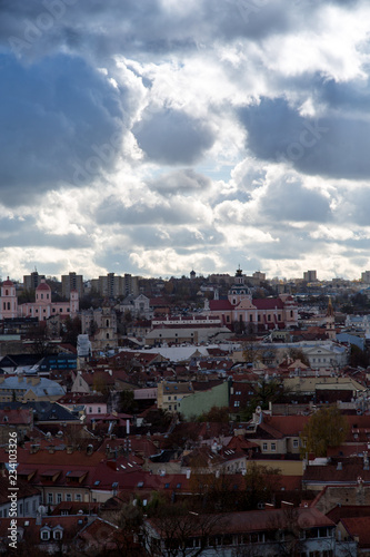 Panorama von der Altstadt von Vilnius in Litauen 