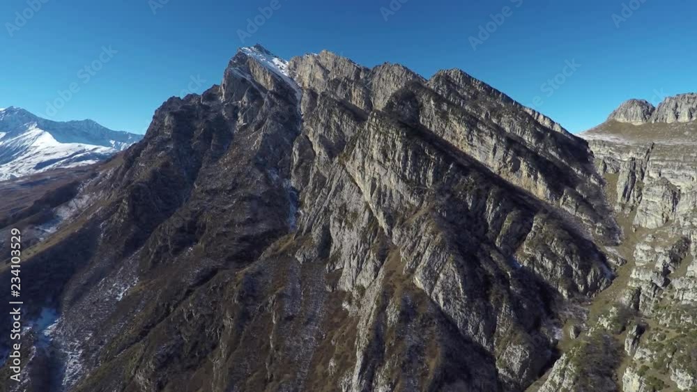 Caucasus. Midagrabe gorge. Spurs of the mountain Tbauhoh. Caucasus. Midagrabe gorge. Spurs of the mountain Tbauhoh.