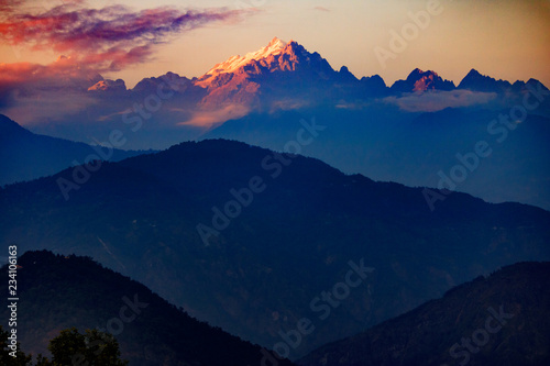 Golden hour at Kanchenjunga