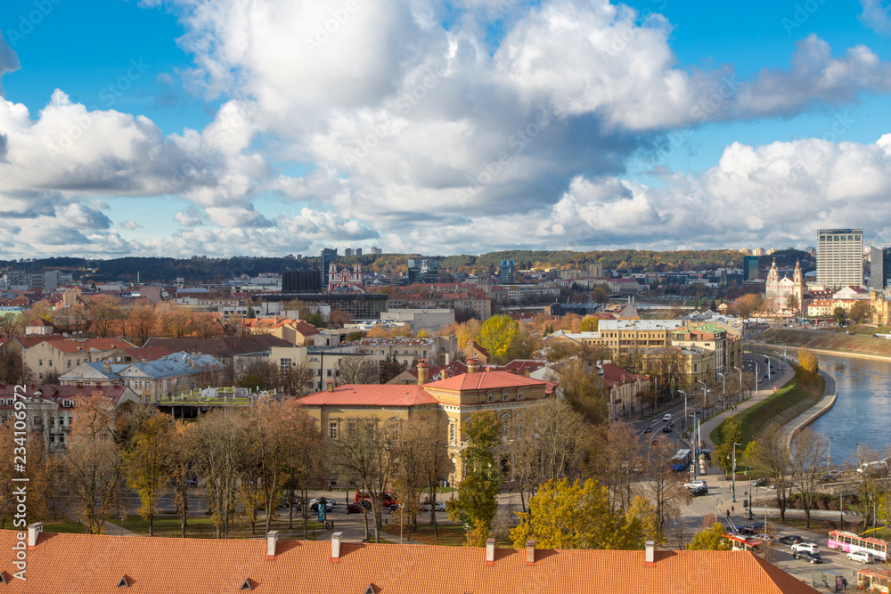 Die litauische Hauptstadt Vilnius 