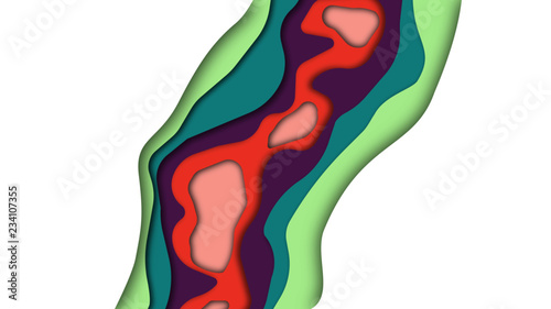 Webdesign Header Cutout Layered Art Homepage