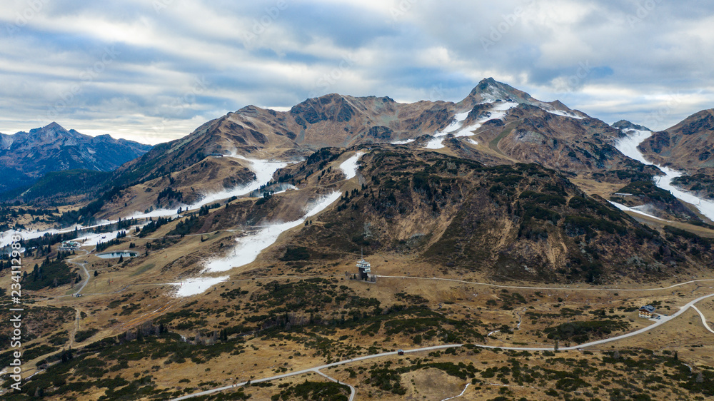 Künstliche Beschneiung in Obertauern (Österreich)