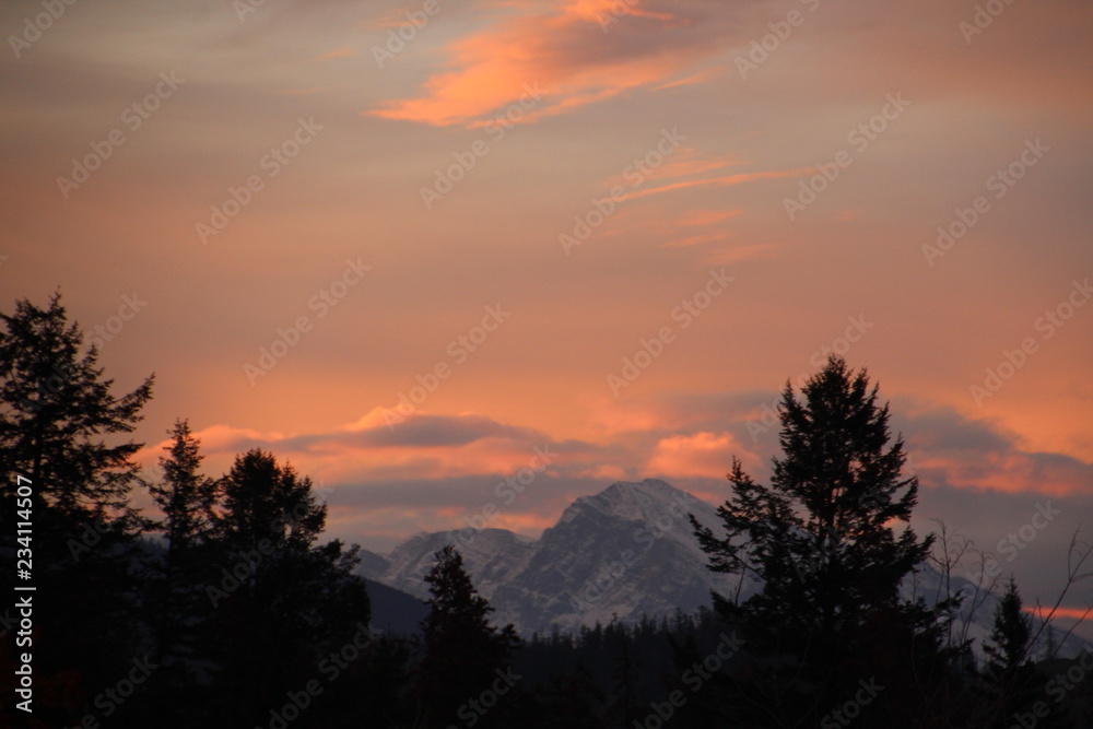 Colours Of The Sunrise, Jasper National Park, Alberta