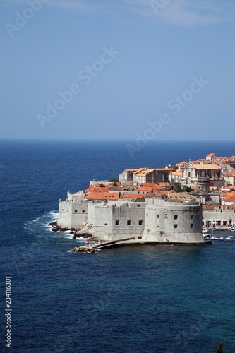 Fototapeta Naklejka Na Ścianę i Meble -  Dubrovnik, Croatia. Most popular travel destination in Adriatic sea.