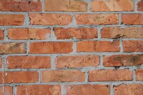 realistic brick wall background 