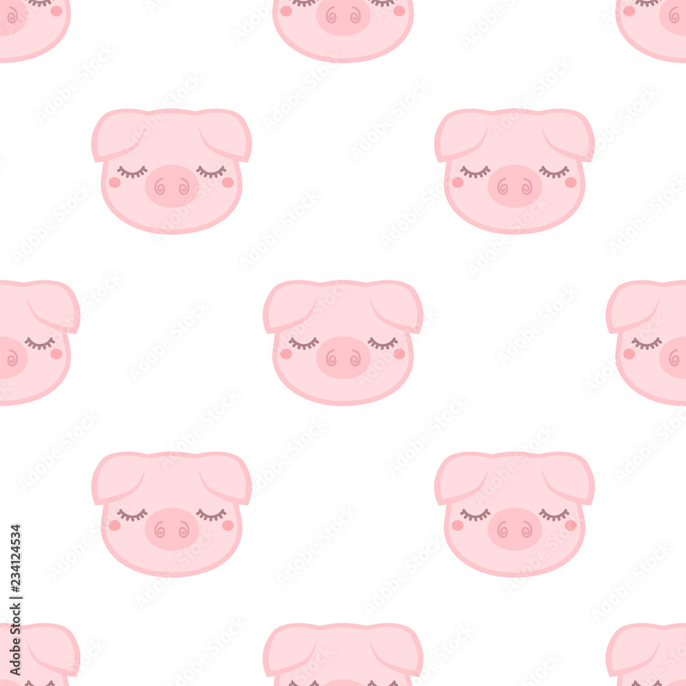 Sleepy pig pattern Sleepy pig pattern
