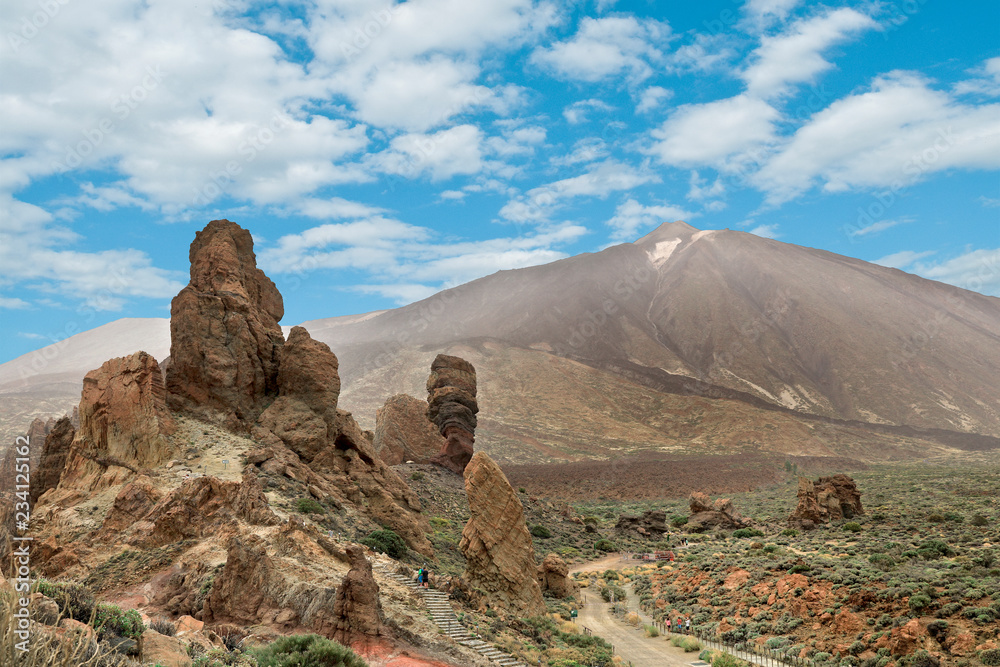 Fantastische Vulkanische Landschaft Fantastische Vulkanische Landschaft