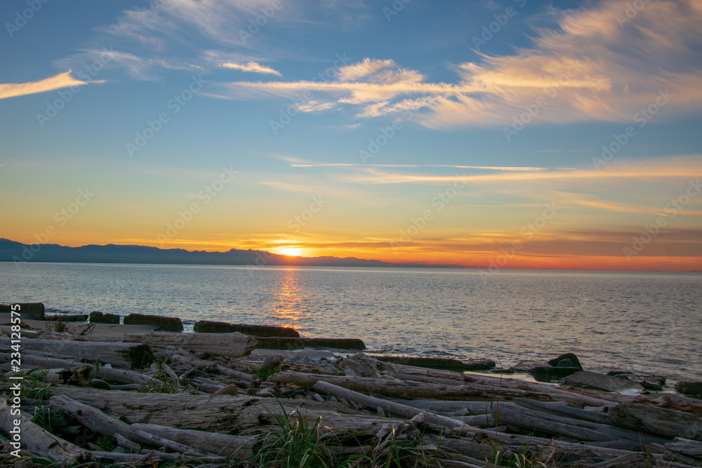 Fototapeta premium Whidbey Island Sunset