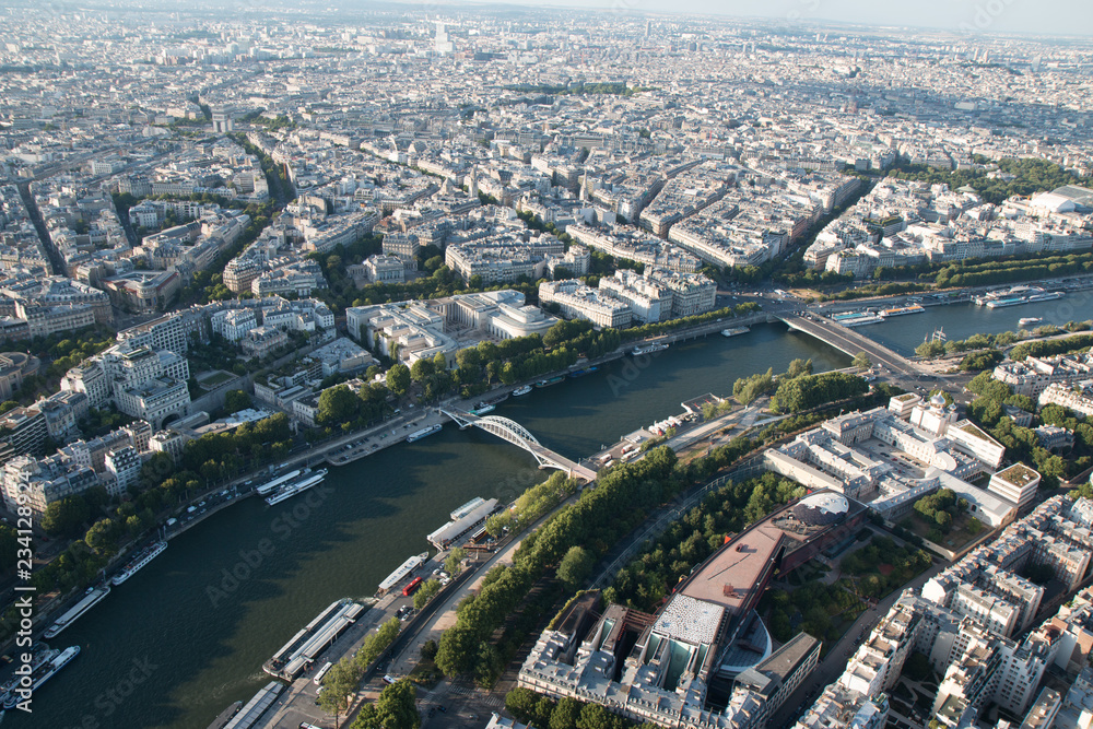 view from the top of eiffel tower