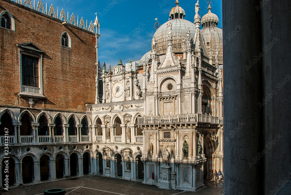 The Palazzo Ducale of the city of Venice.