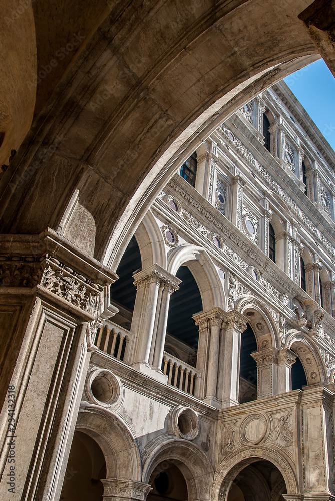 The Palazzo Ducale of the city of Venice.