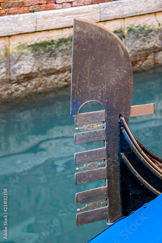 Gondolas in the city of Venice