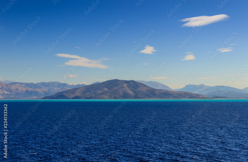 Fototapeta premium Beautiful Mediterranean coast in Greece.