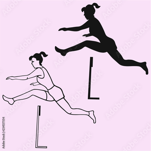 jumping hurdles