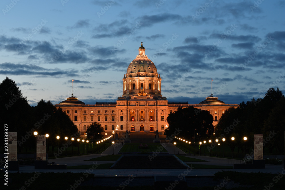 Fototapeta premium Minnesota Capitol Hill