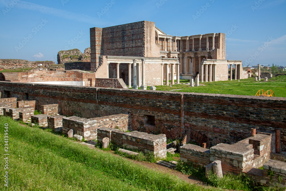 Sardes Lydia Ancient City in Salihli, Manisa, Turkey