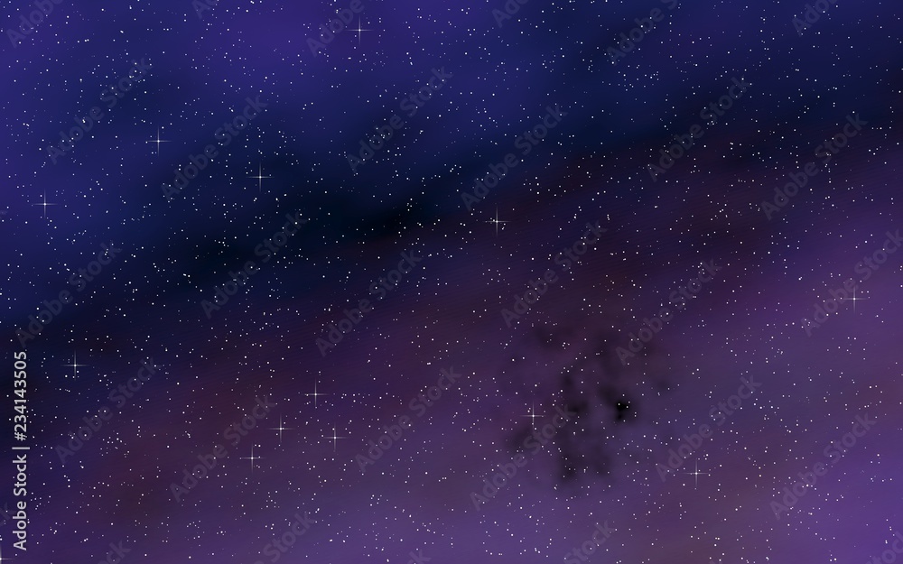 Colorful and beautiful space background. Outer space. Starry outer space texture. 3D illustration Colorful and beautiful space background. Outer space. Starry outer space texture. 3D illustration