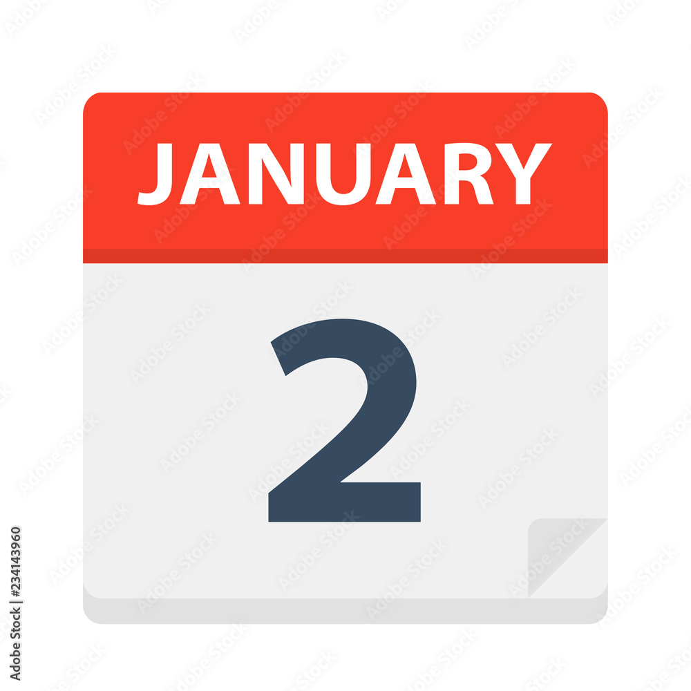 January 2 - Calendar Icon January 2 - Calendar Icon