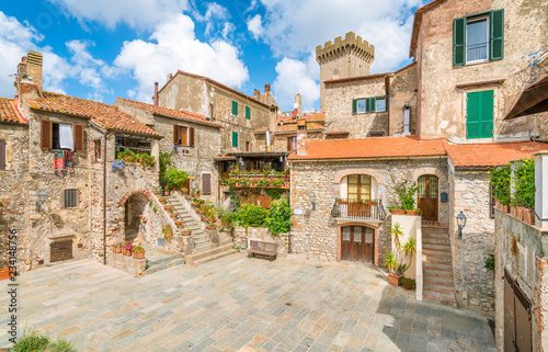Scenic sight in Capalbio  picturesque village on the province of Grosseto. Tuscany  Italy.