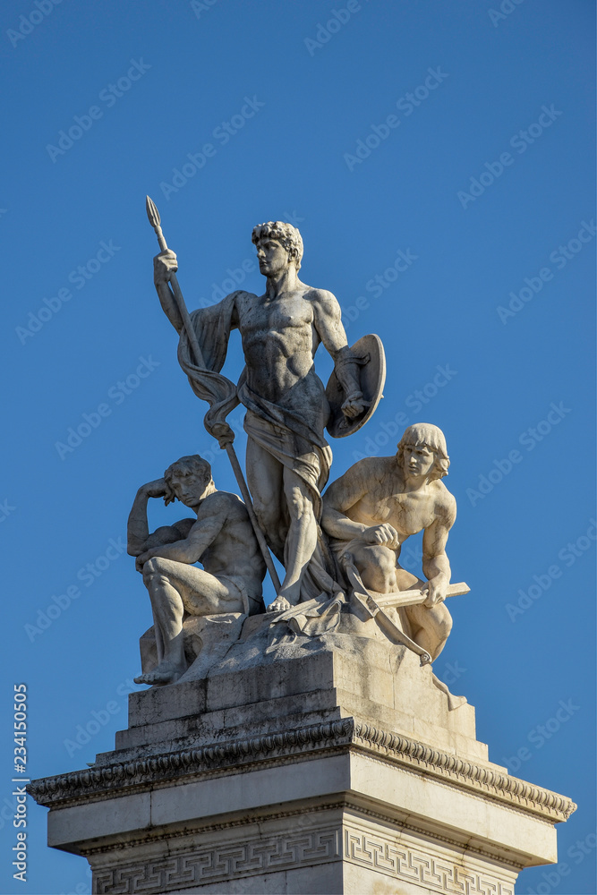 Obraz premium Altare della Patria, National Monument to Vittorio Emanuele II.