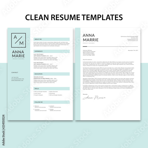 Clean Resume Templates