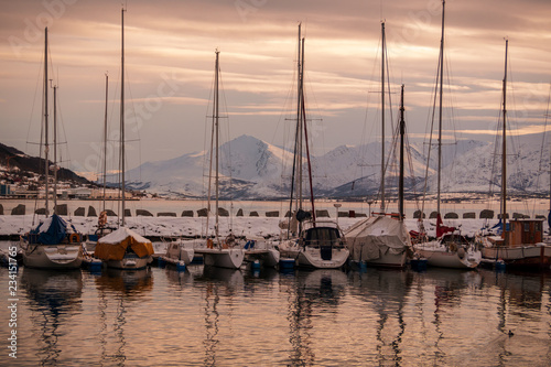 Norway Landscape scene around Tromso during winter © Wolfgang Hauke