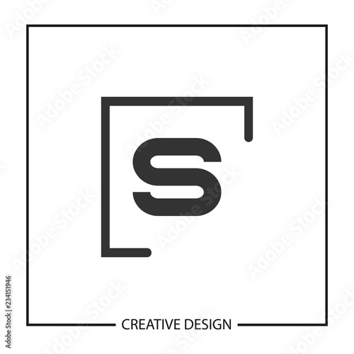 Initial Letter S Logo Template Vector Design