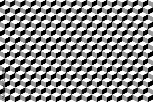 Pattern Light Gray Cubes - Patron Cubos Gris claro