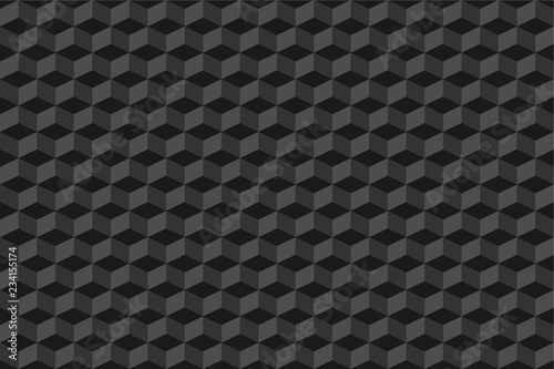 Pattern Dark Gray Cubes - Patron Cubos Gris Oscuro