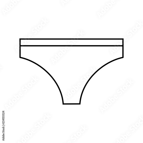 briefs icon. Trendy modern flat linear vector briefs icon on white background from thin line Briefs collection, outline vector illustration