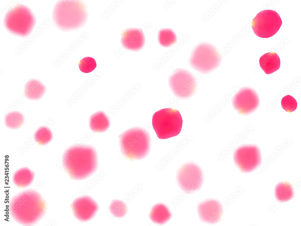 Pink rose petals falling vector valentine background. Pink rose petals falling vector valentine background.