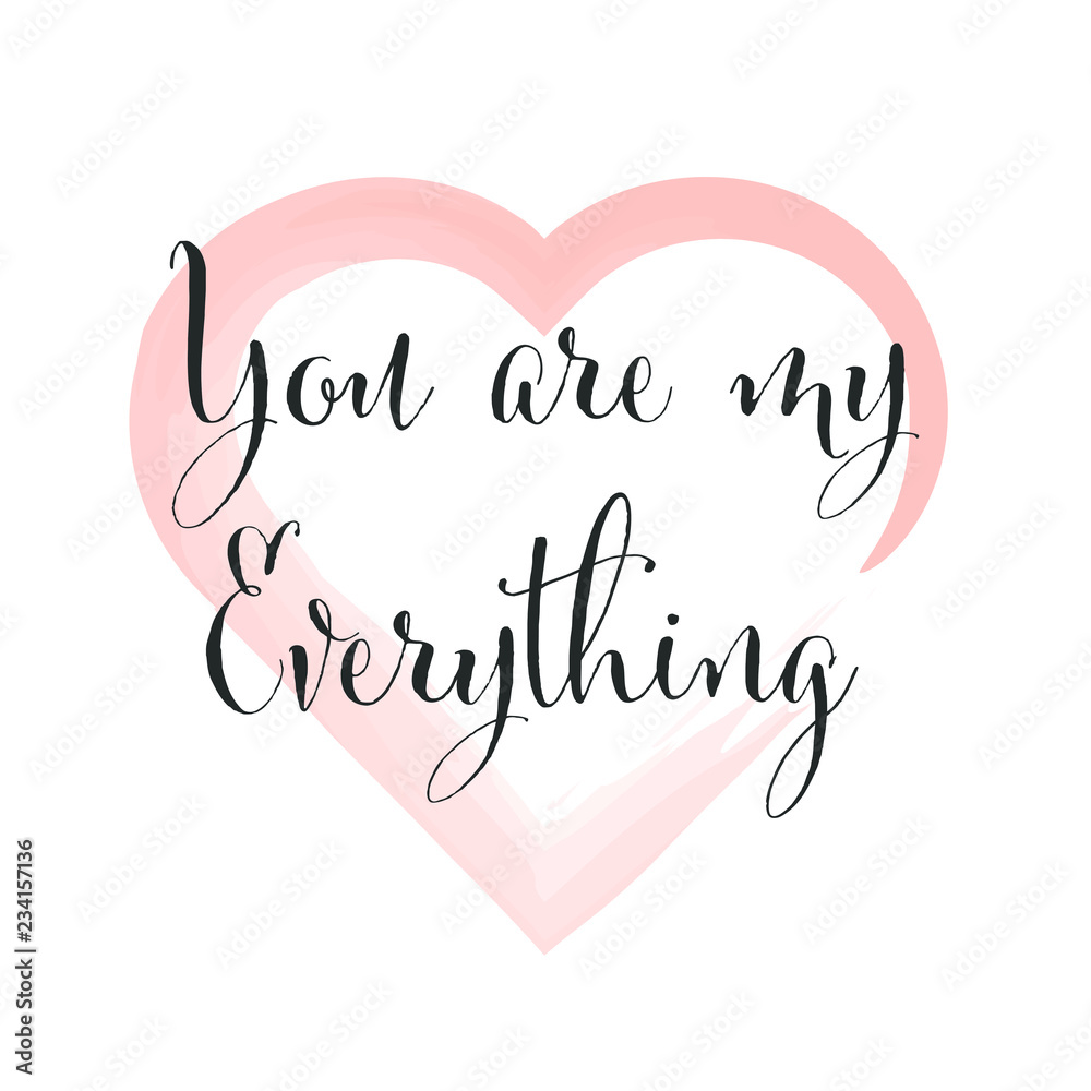 You are my Everything, Herzrahmen
