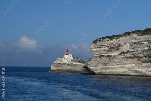Obraz na płótnie bonifacio corsica w salonie