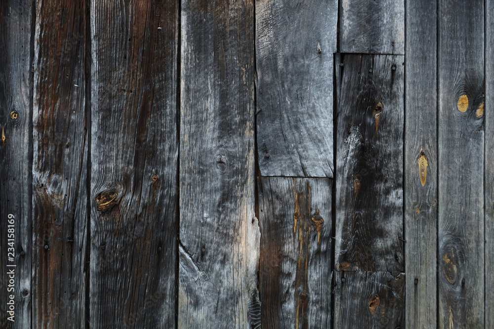 Fototapeta premium Background. Vintage Dark Wooden Boards
