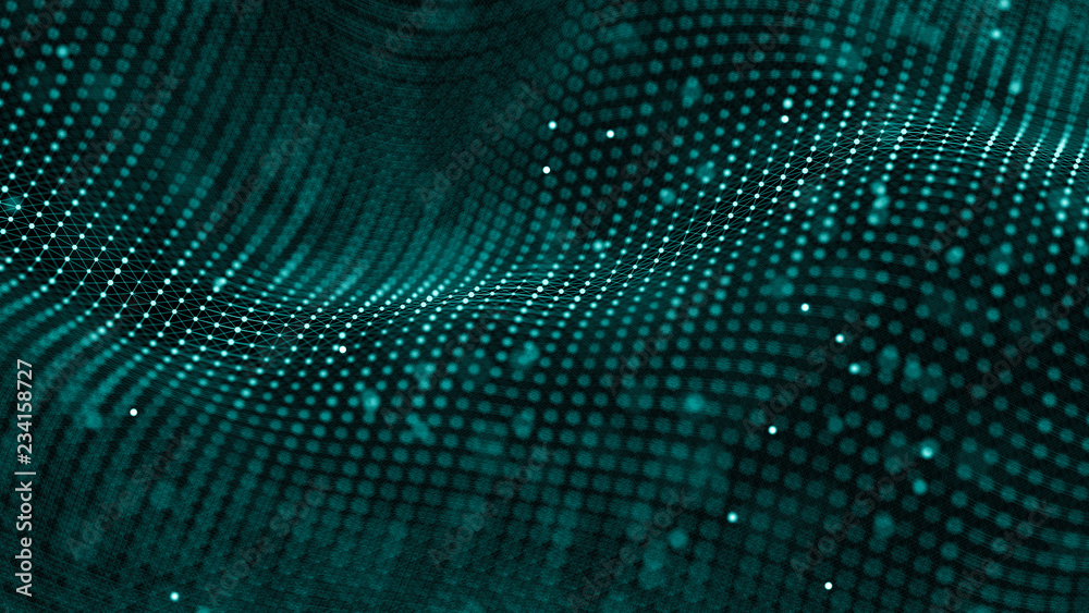 Data technology background. Abstract background. Connecting dots and lines on dark background. 3D rendering. 4k. Data technology background. Abstract background. Connecting dots and lines on dark background. 3D rendering. 4k.