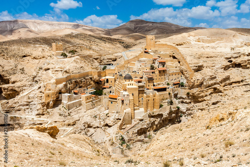 Mar Saba, Holy Lavra of Saint Sabbas, Eastern Orthodox Christian monastery overlooking the Kidron Valley. West Bank, Palestine, Israel. © Dmitry