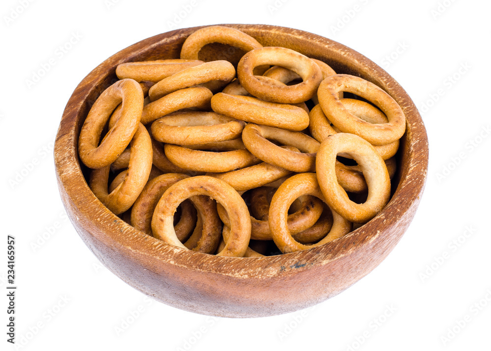 Fototapeta premium Crisp sweet drying bagels