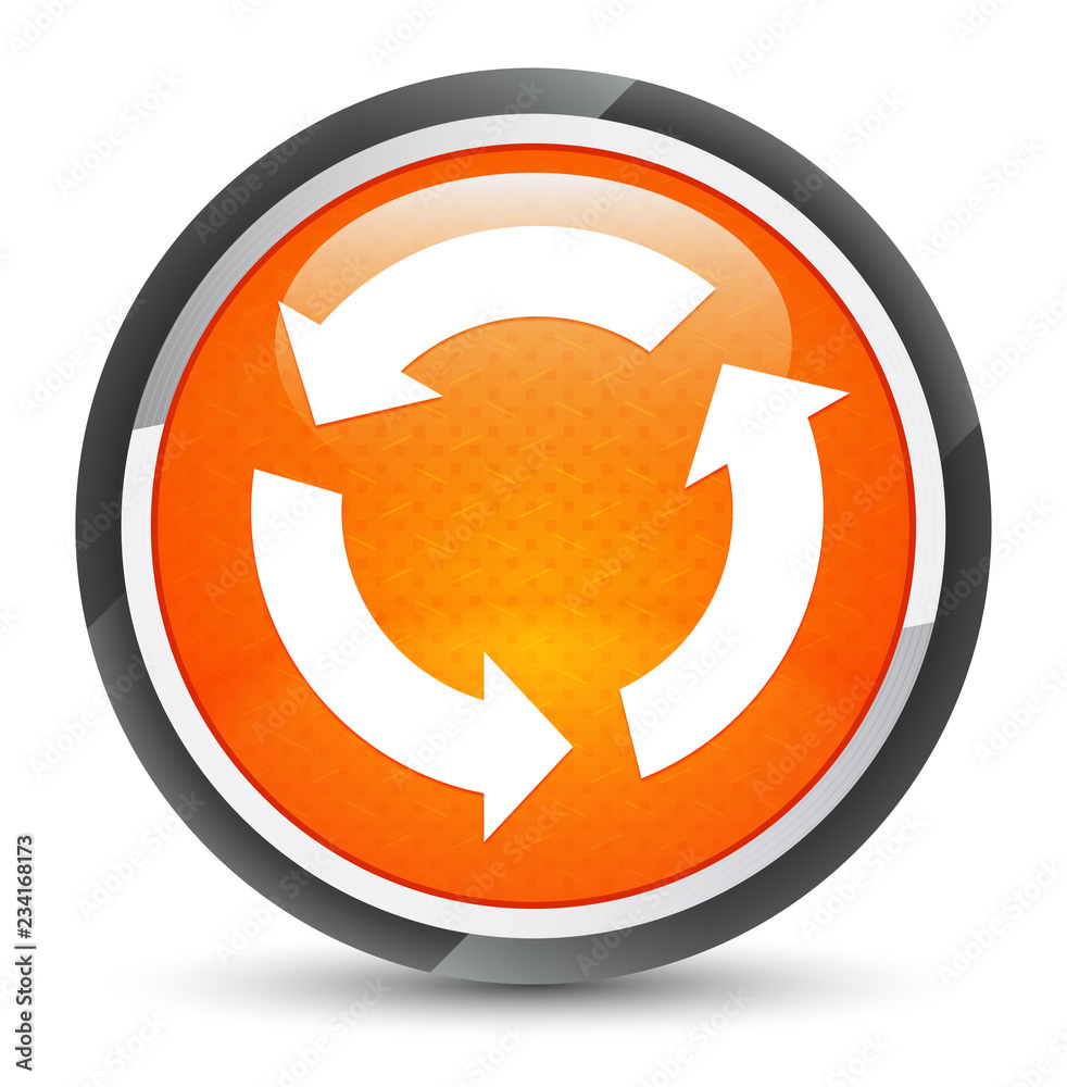 Refresh icon galaxy orange round button Refresh icon galaxy orange round button