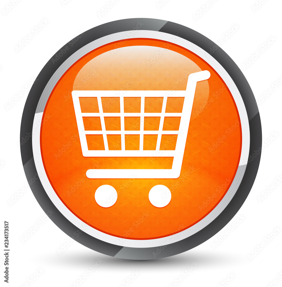Ecommerce icon galaxy orange round button