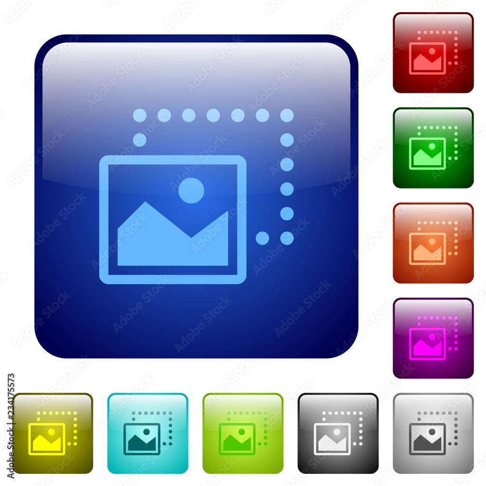 Drag image to bottom left color square buttons Drag image to bottom left color square buttons
