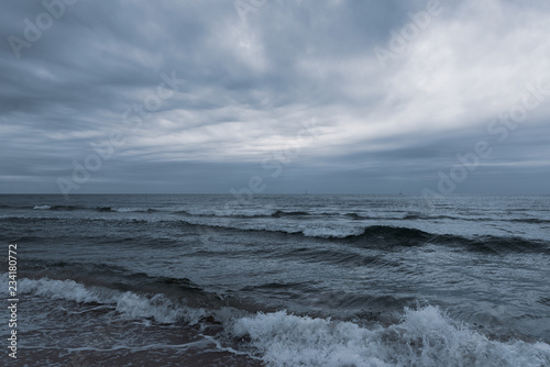 See storm, gloomy sky. A Stock photo.