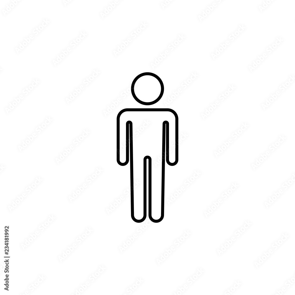 male sign icon. Element of navigation sign icon. Thin line icon for website design and development, app development. Premium icon male sign icon. Element of navigation sign icon. Thin line icon for website design and development, app development. Premium icon