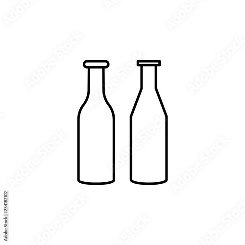 iquor store sign icon. Element of navigation sign icon. Thin line icon for website design and development, app development. Premium icon