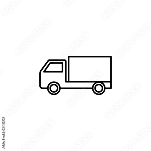 moving company sign icon. Element of navigation sign icon. Thin line icon for website design and development, app development. Premium icon