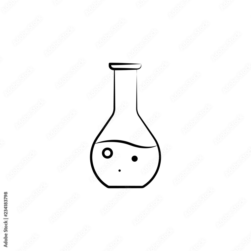 Flask, Test tube icon. Element of biology icon for mobile concept and web apps. Hand drawn Flask, Test tube icon can be used for web and mobile Flask, Test tube icon. Element of biology icon for mobile concept and web apps. Hand drawn Flask, Test tube icon can be used for web and mobile