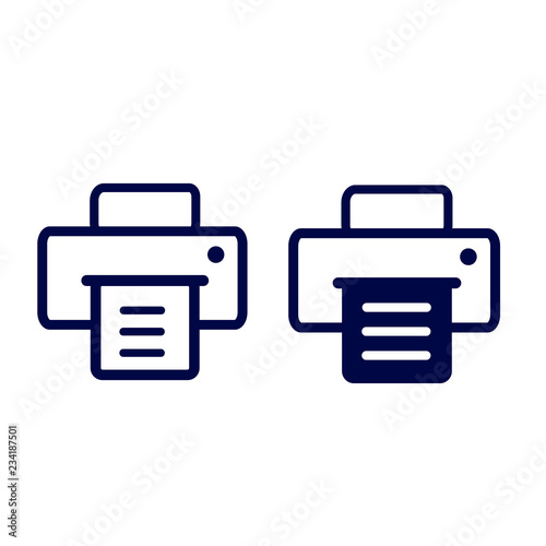 Print vector icon