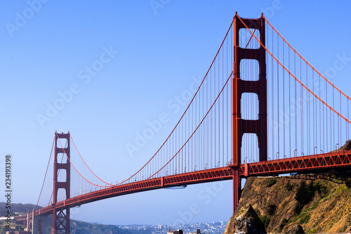 Morning view of Golden Gate Bridge, San Francisco, California