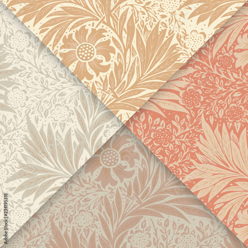 Marigold by William Morris (1834-1896). Original from The MET Museum. Digitally enhanced by rawpixel.
