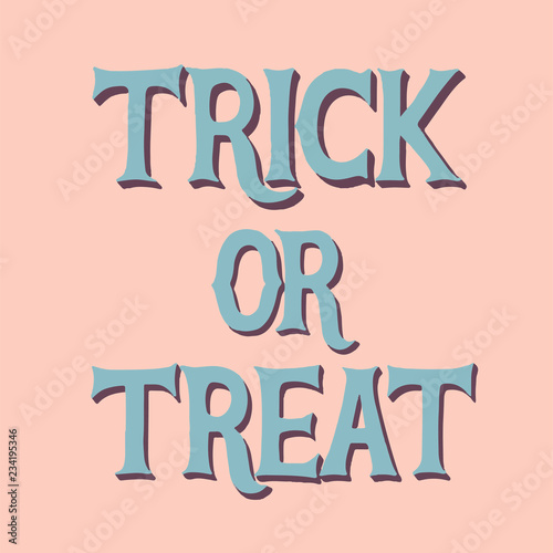 Trick or treat Halloween graphic