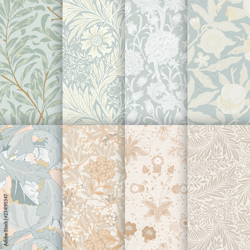 Flower Garden by William Morris (1834-1896). Original from The MET Museum. Digitally enhanced by rawpixel.
